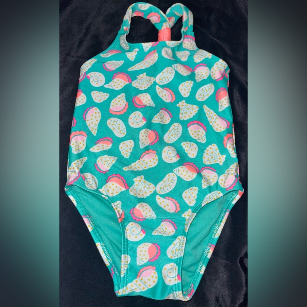Cat & Jack shells full body swim suit